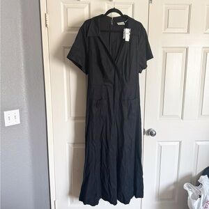 Anthropologie Black Jumpsuit